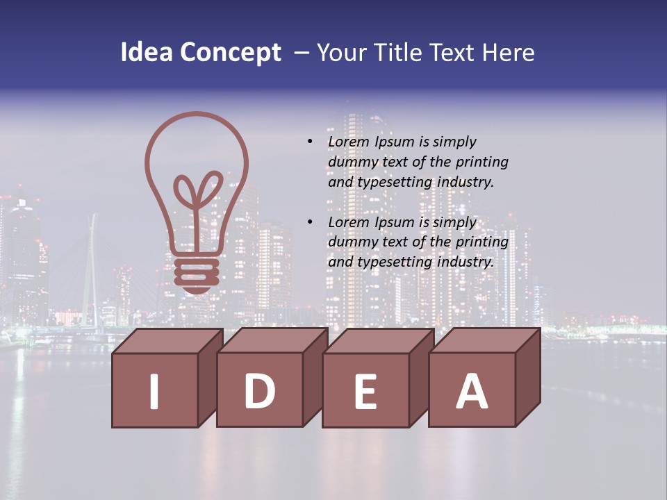 Color Purple New PowerPoint Template