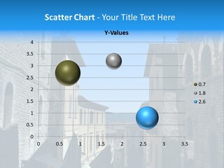 Stonewall Blue Slope PowerPoint Template