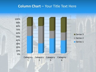 Stonewall Blue Slope PowerPoint Template