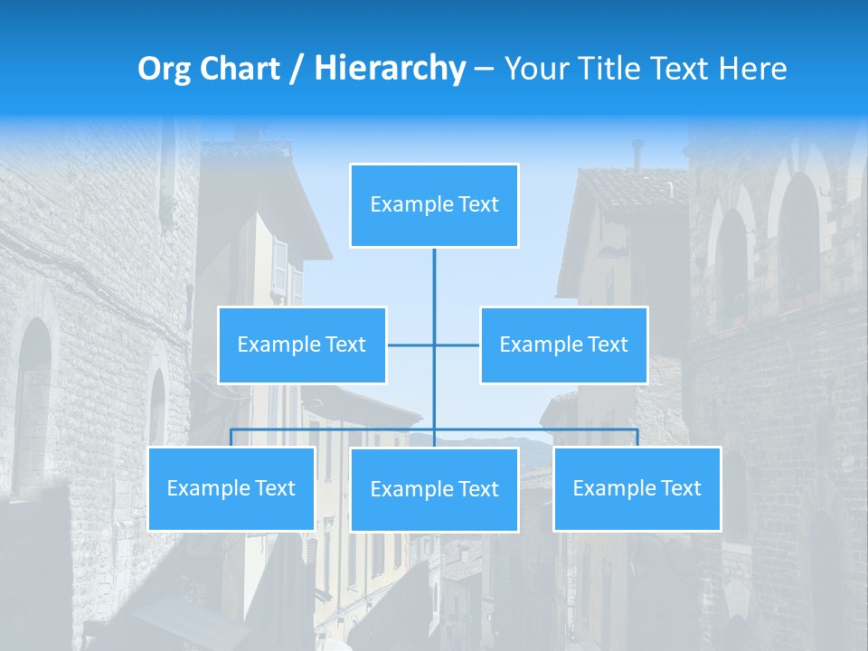 Stonewall Blue Slope PowerPoint Template