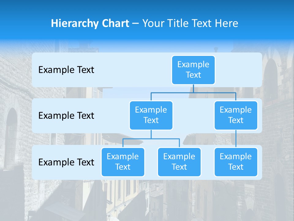 Stonewall Blue Slope PowerPoint Template