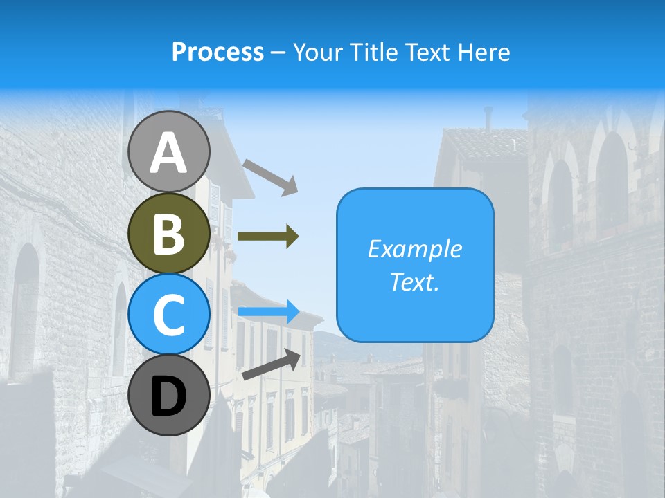Stonewall Blue Slope PowerPoint Template