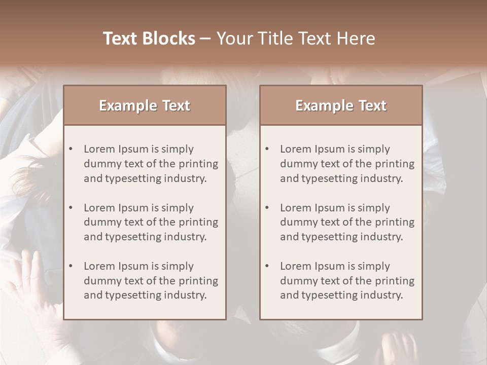 Community Unity Union PowerPoint Template