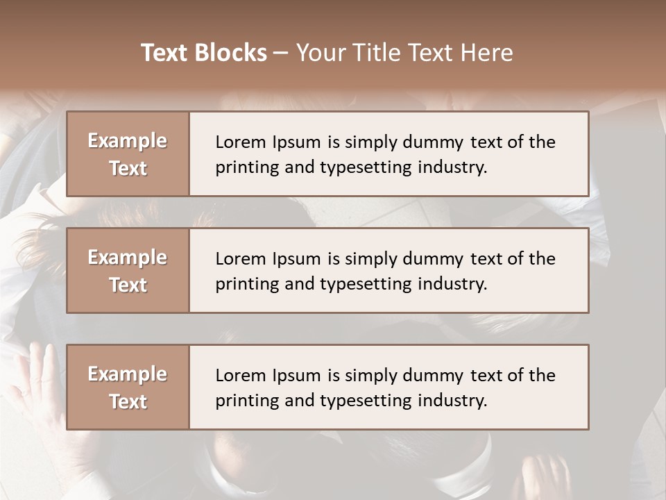 Community Unity Union PowerPoint Template