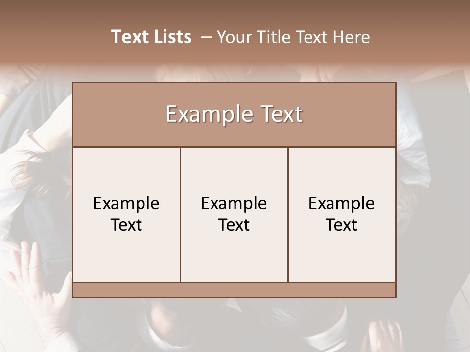 Community Unity Union PowerPoint Template