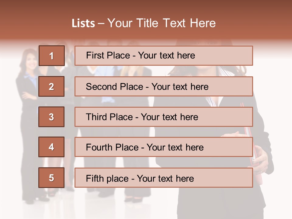 Business Background Success PowerPoint Template