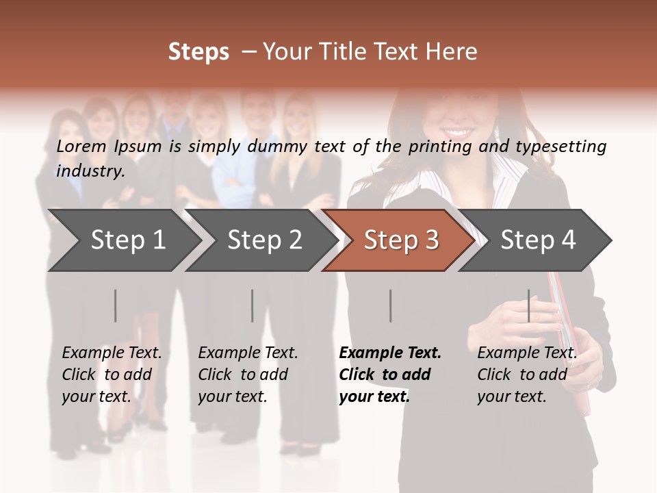 Business Background Success PowerPoint Template