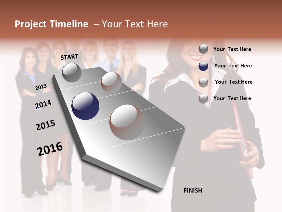 Business Background Success PowerPoint Template