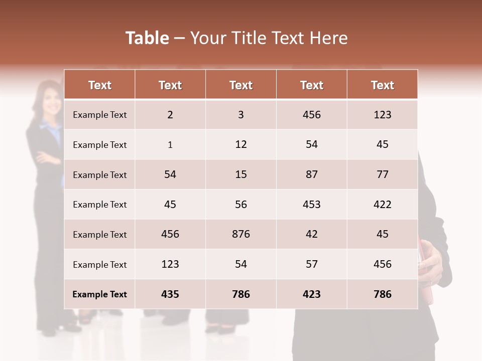 Business Background Success PowerPoint Template