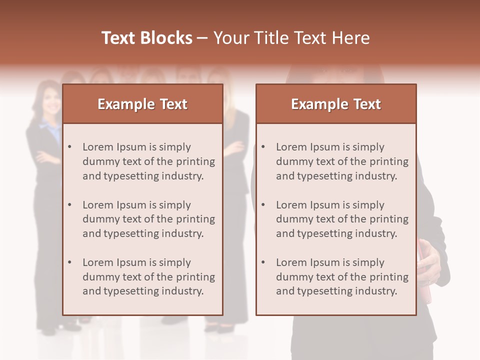 Business Background Success PowerPoint Template