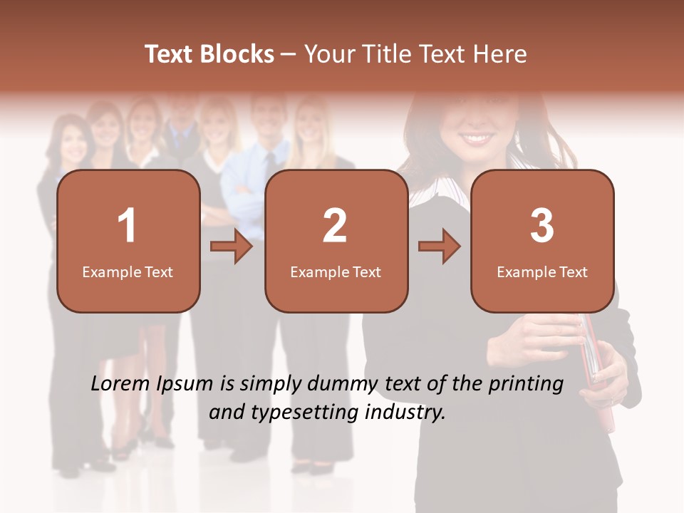 Business Background Success PowerPoint Template