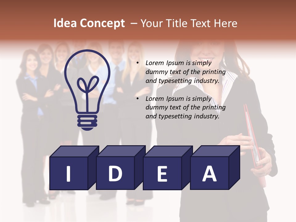 Business Background Success PowerPoint Template