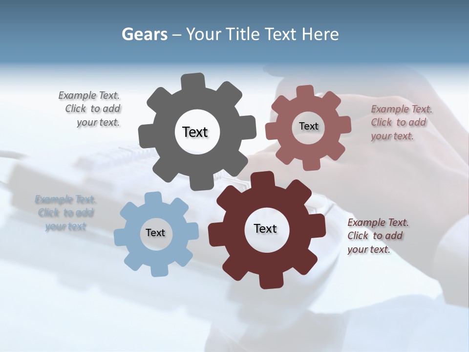 Occupation Connection Busy PowerPoint Template
