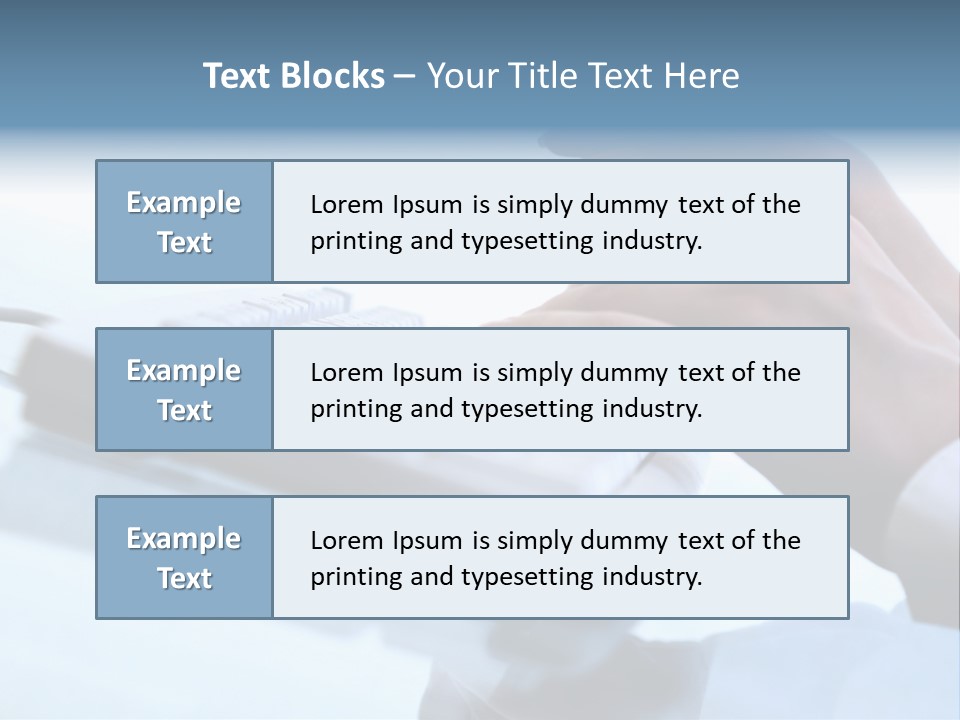Occupation Connection Busy PowerPoint Template