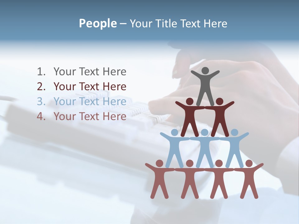 Occupation Connection Busy PowerPoint Template