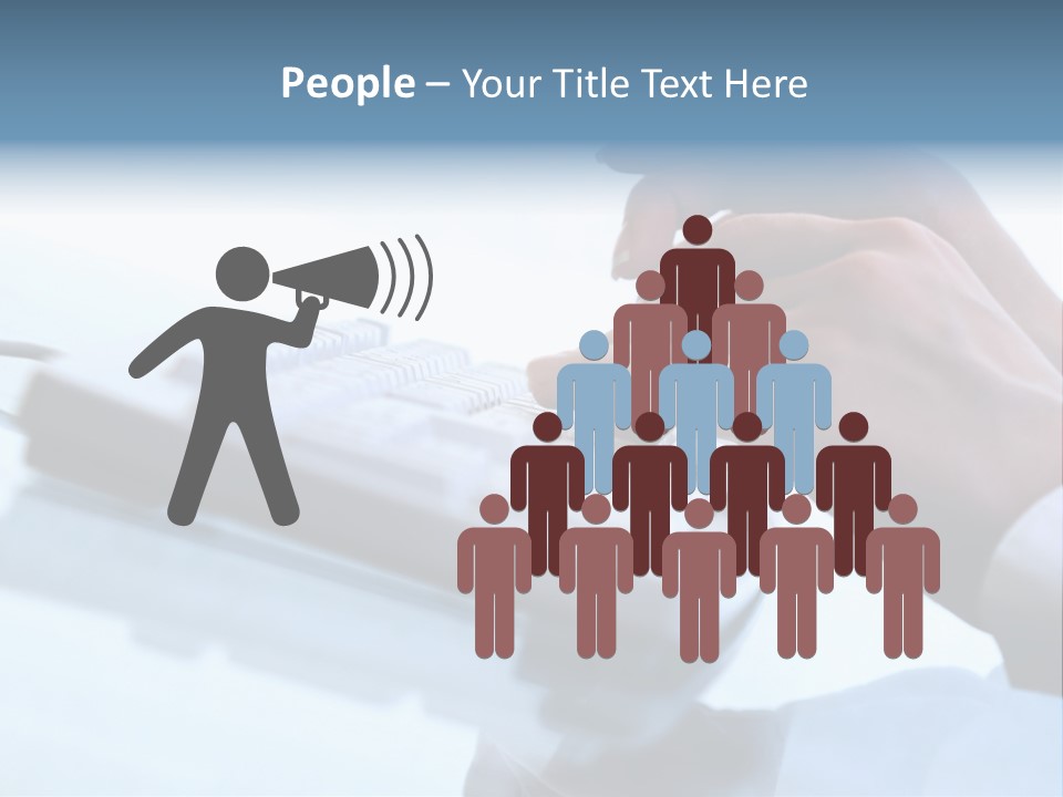 Occupation Connection Busy PowerPoint Template