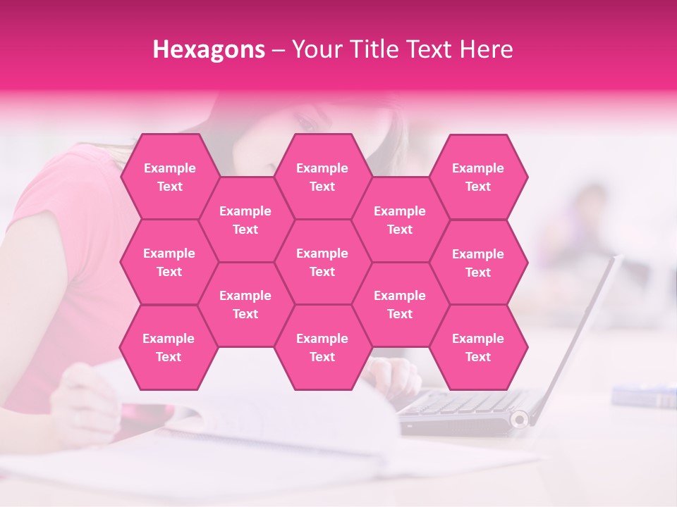 Person Sitting Internet PowerPoint Template