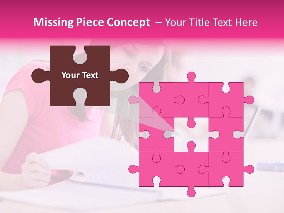 Person Sitting Internet PowerPoint Template