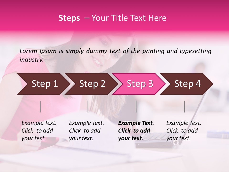 Person Sitting Internet PowerPoint Template