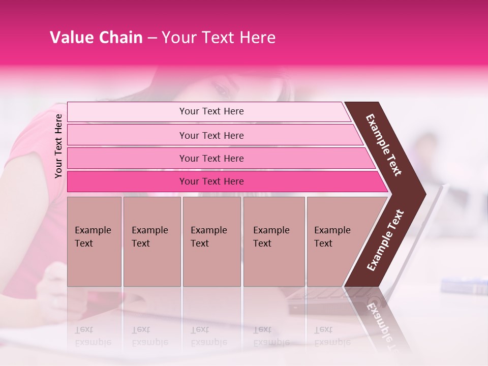 Person Sitting Internet PowerPoint Template