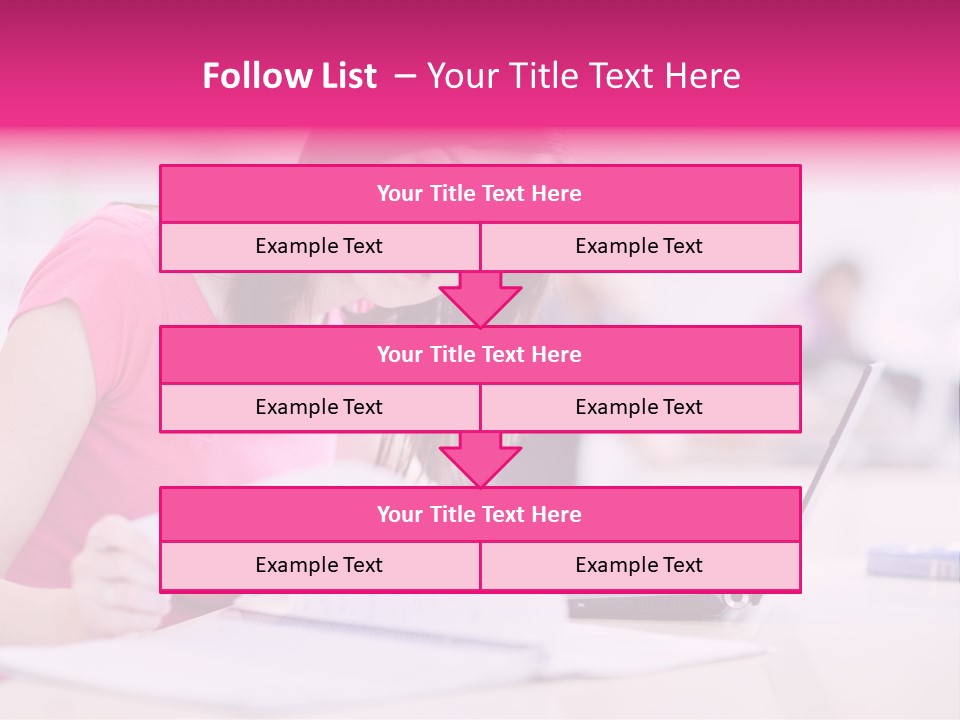 Person Sitting Internet PowerPoint Template