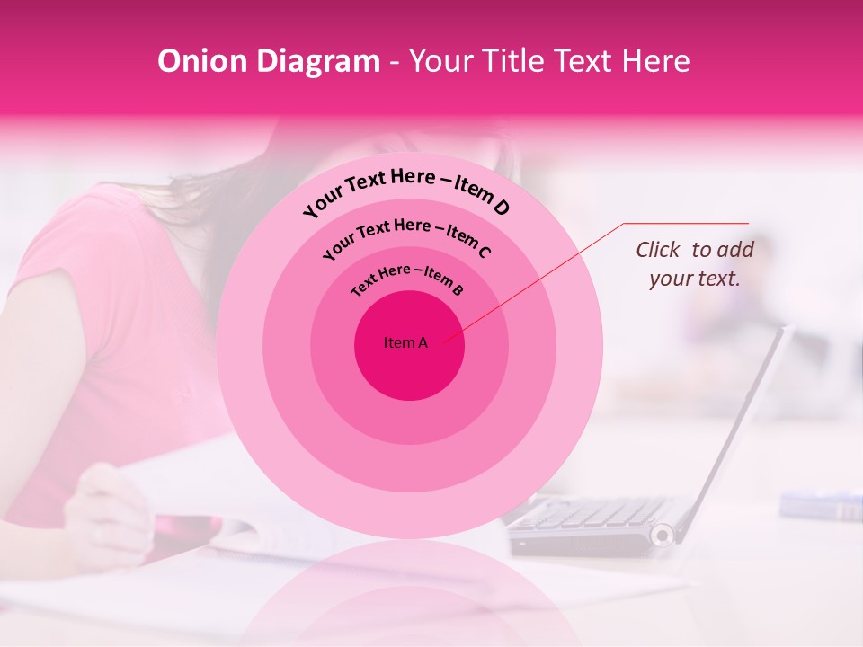 Person Sitting Internet PowerPoint Template