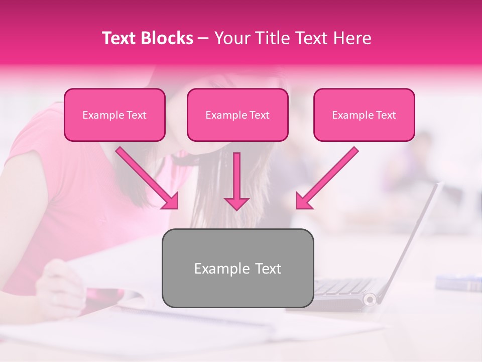 Person Sitting Internet PowerPoint Template