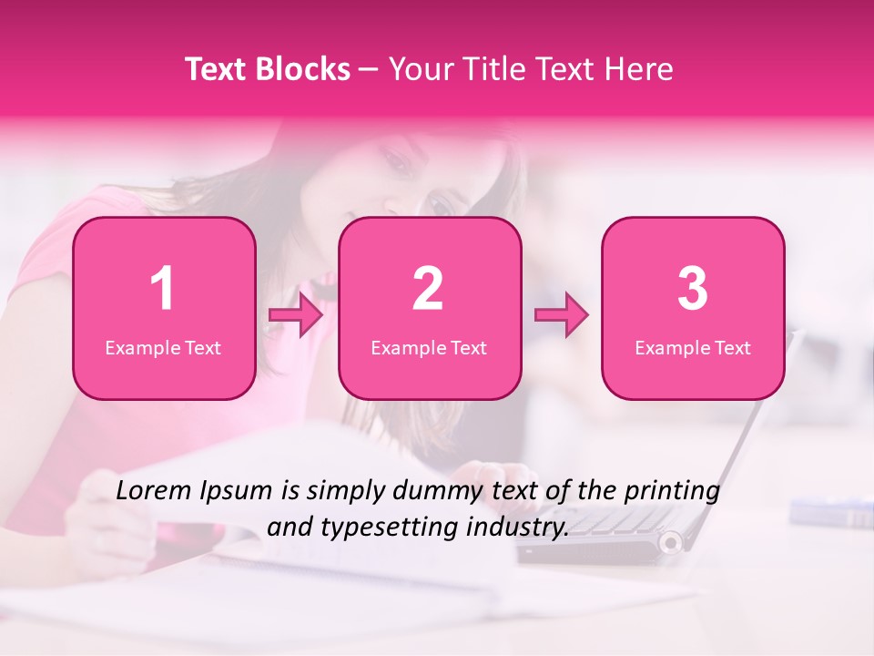 Person Sitting Internet PowerPoint Template