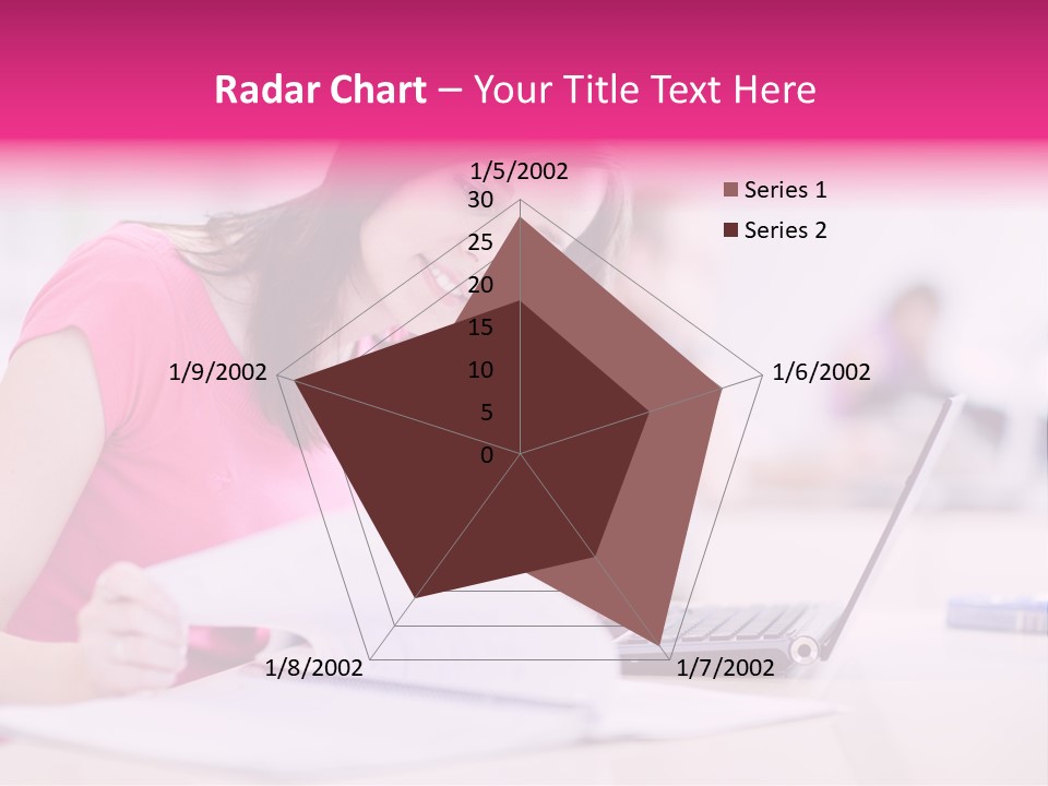 Person Sitting Internet PowerPoint Template