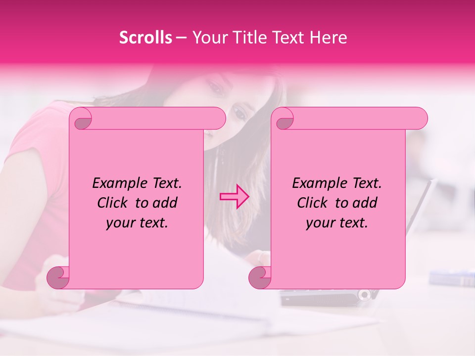 Person Sitting Internet PowerPoint Template