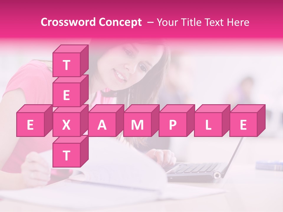 Person Sitting Internet PowerPoint Template