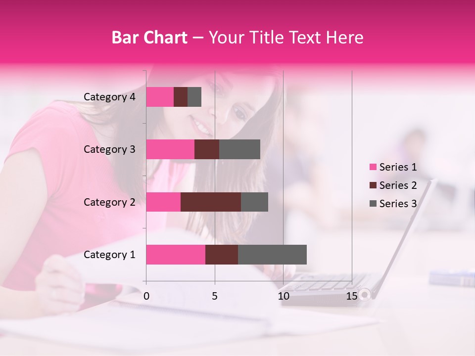 Person Sitting Internet PowerPoint Template