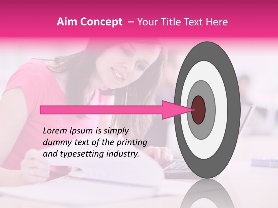 Person Sitting Internet PowerPoint Template