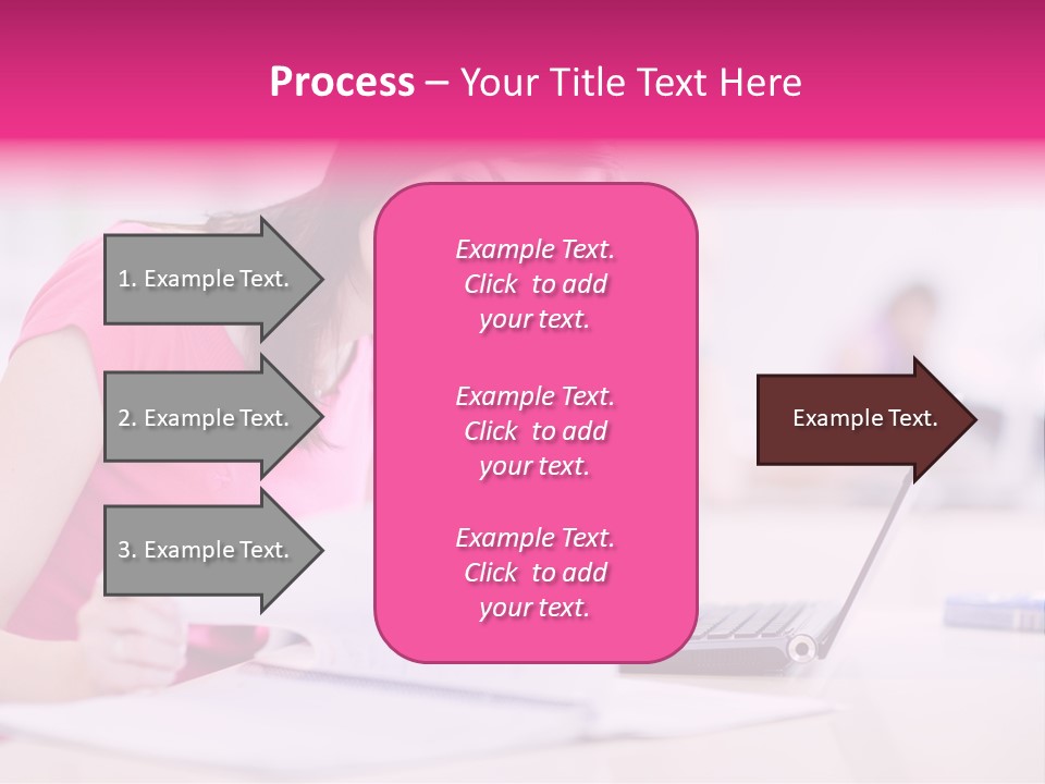Person Sitting Internet PowerPoint Template