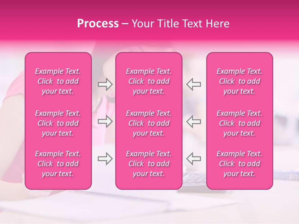Person Sitting Internet PowerPoint Template