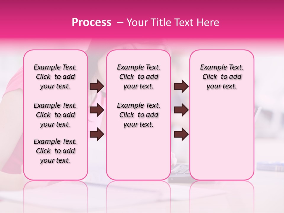 Person Sitting Internet PowerPoint Template