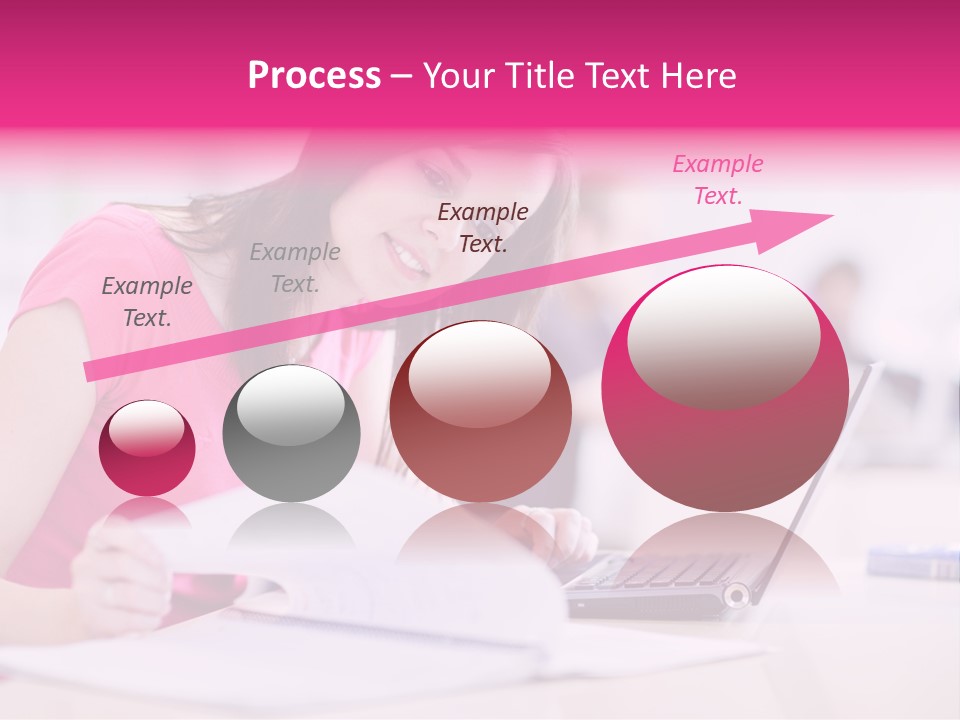 Person Sitting Internet PowerPoint Template