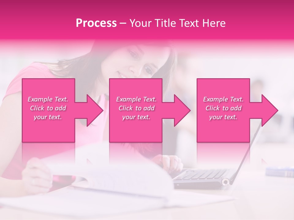 Person Sitting Internet PowerPoint Template