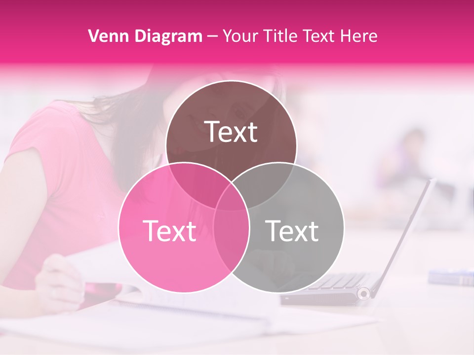 Person Sitting Internet PowerPoint Template