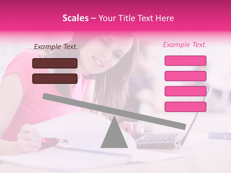 Person Sitting Internet PowerPoint Template