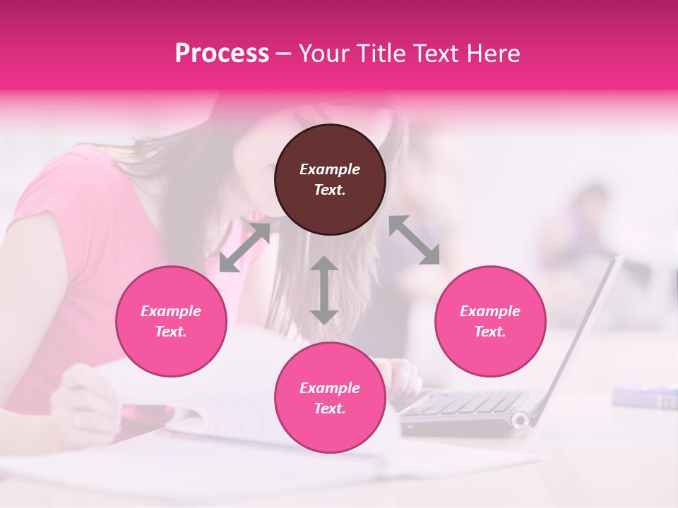 Person Sitting Internet PowerPoint Template