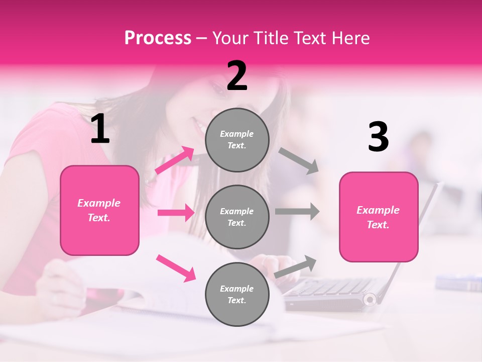 Person Sitting Internet PowerPoint Template