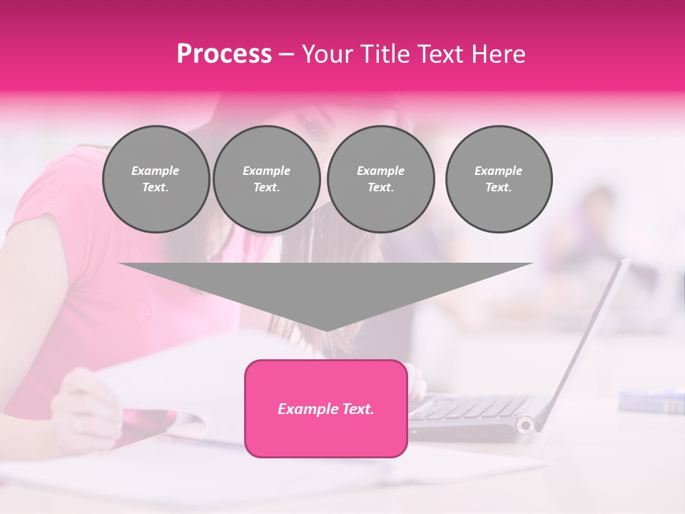 Person Sitting Internet PowerPoint Template