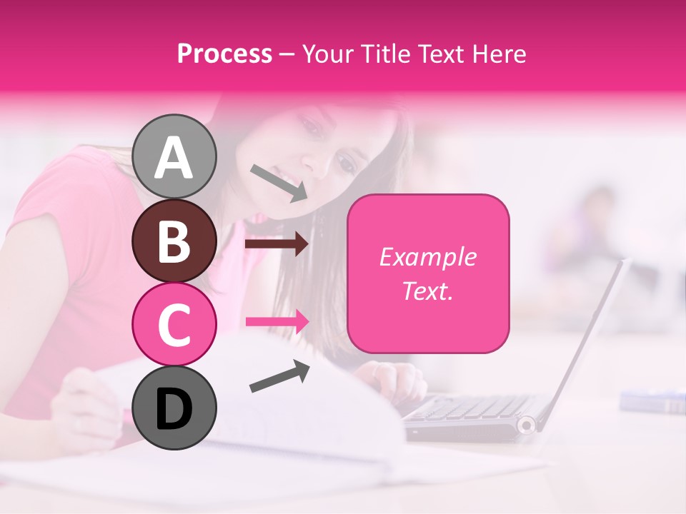 Person Sitting Internet PowerPoint Template