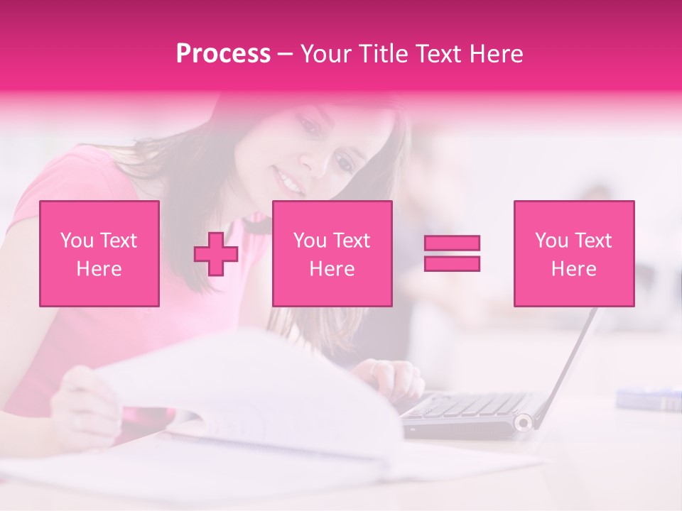 Person Sitting Internet PowerPoint Template