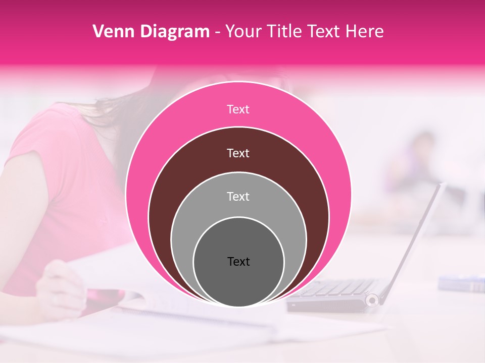 Person Sitting Internet PowerPoint Template