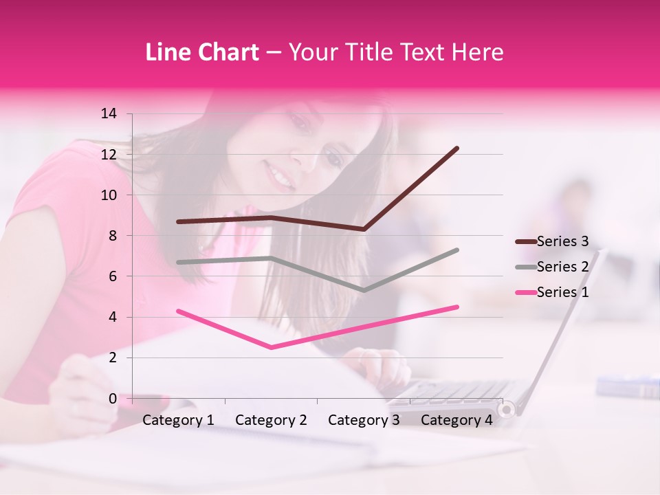 Person Sitting Internet PowerPoint Template