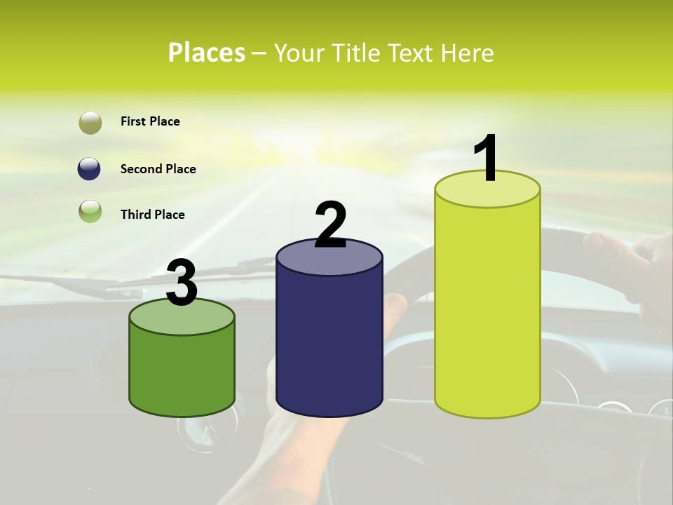 Piloting Safety Vehicle PowerPoint Template
