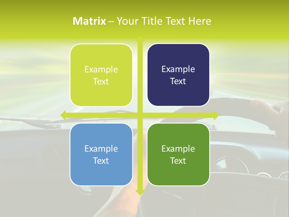 Piloting Safety Vehicle PowerPoint Template