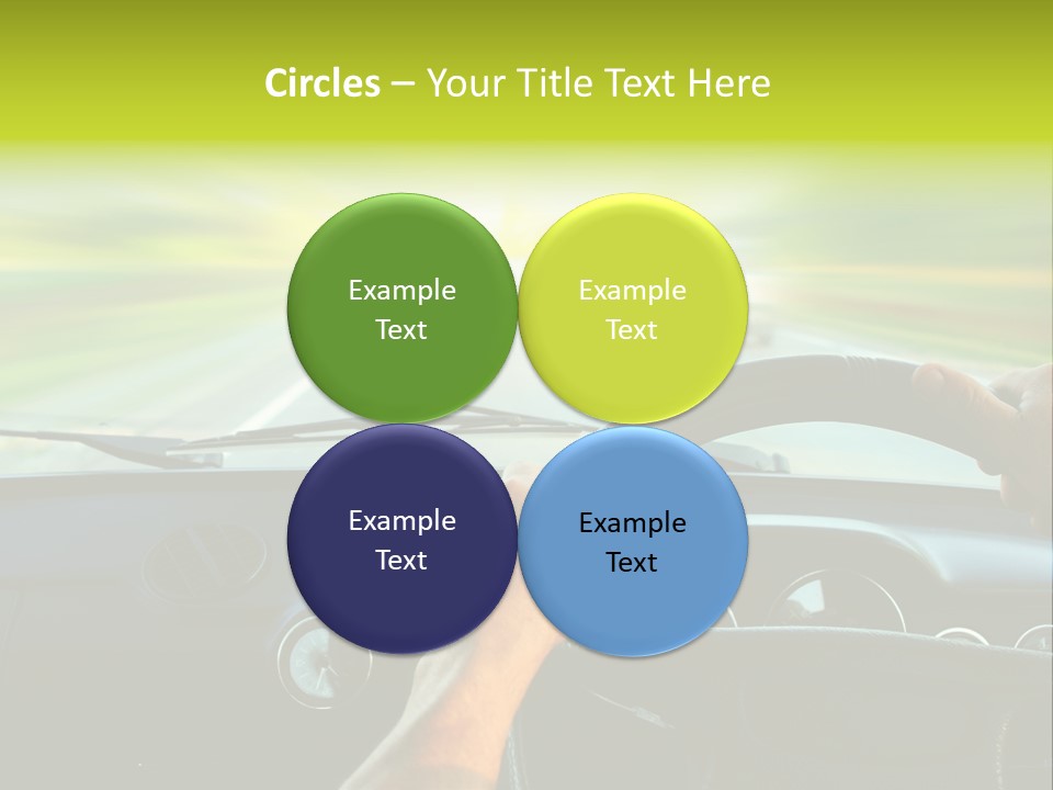 Piloting Safety Vehicle PowerPoint Template